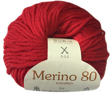 Ferner Wolle Merino 80 - 100 Merino Wool Yarn - 1.75oz - Super soft 
