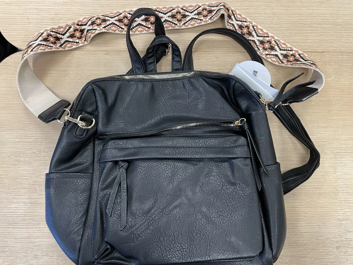 Metro Muse Black Convertible Style Backpack BNWT | eBay