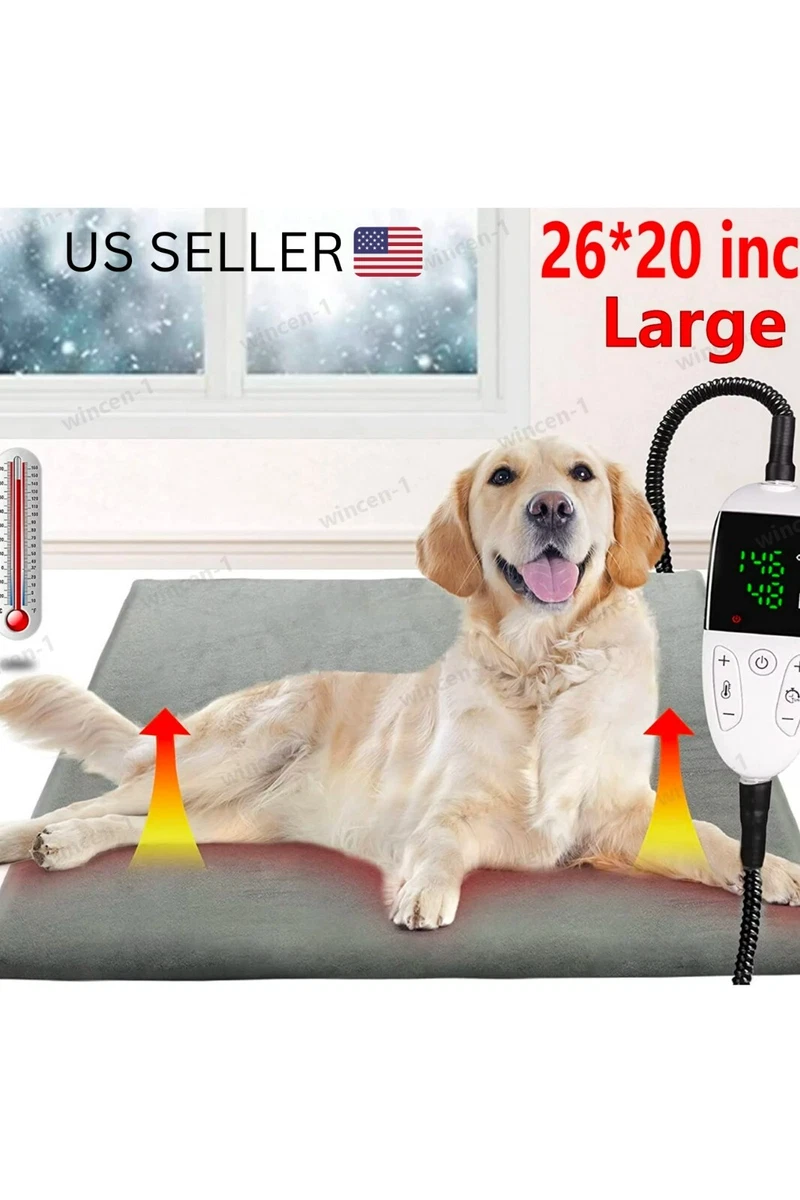 Large dog outdoor heating pad top