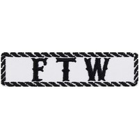 AufnäHer: Ftw Biker AufbüGler Rocker Patch/Flicken/BüGelbild/Applikation
