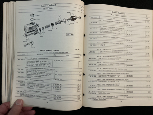 1957-58 Mercury Chassis Parts Catalog Ford Motor Company - Picture 7 of 11