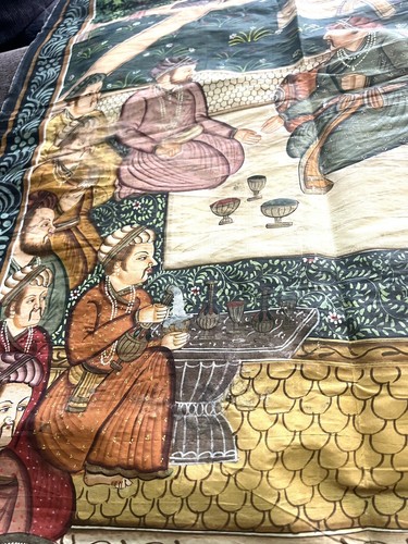 LATE 17 Th or EARLY 18th CHINESE HAND PAINTED SILK BANNER PANEL - Picture 8 of 12