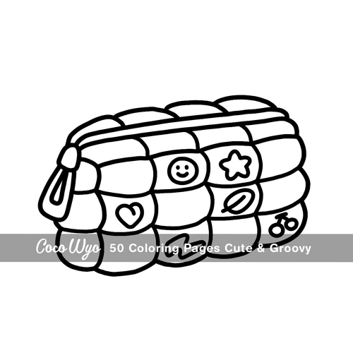 Cute & Groovy: Coloring Book for Adults and Kids, Bold and Easy, Simple and Big - Picture 6 of 12