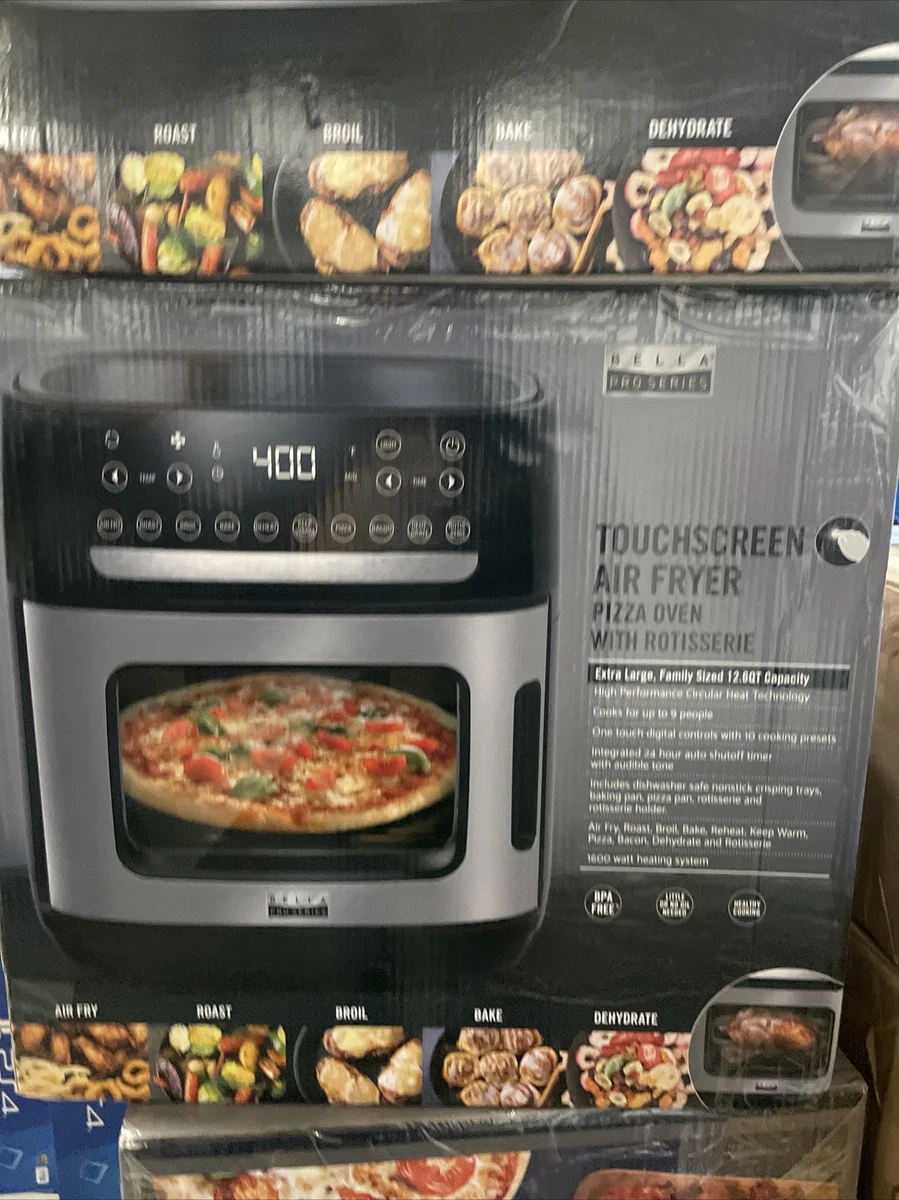 Bella Pro Series 6-Slice Air Fryer Toaster Oven with Rotisserie