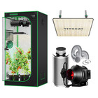 <!--F#f_0-->VIVOSUN Grow Tent Complete kit & 100W LED Grow Light & 4