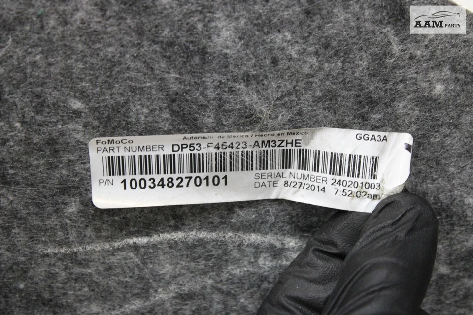 2014-2020 LINCOLN MKZ SEDAN TRASEIRO ESQUERDO LATERAL QUARTO PAINEL TAMPA ACABAMENTO FABRICANTE DE EQUIPAMENTO ORIGINAL - Imagem 4 de 4