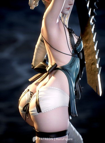 Kaine, Nier Automata, 12K Resin Model Kit Painted 3d Printed DIY Figure - Picture 8 of 10