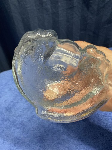 Vintage 1978 Garfield Cat Clear Glass Coin Bank / Piggy Bank Q4 - Picture 9 of 9