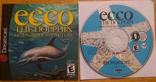 Ecco the Dolphin: Defender of the Future (Sega Dreamcast) Disc & Manual Only 