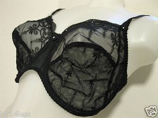 Alegro Underwire Bra Embroidery Lace Black 9022-A