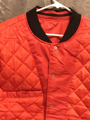 Chaqueta Roja Chicago Bulls Clásica Satén Años 80’s Retro Conferencia Este XL Nueva con Etiquetas - Imagen 9 de 11