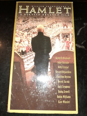 Hamlet (VHS, 1997, 2-Tape Set) NEW