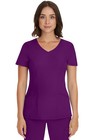Healing Hands Scrubs Hh Works Madison Top 2525 Eggpl Eggplant Free Shipping