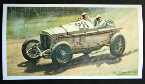 Mercedes French GP 1914 Lyons Motor Racing Card BF04MS