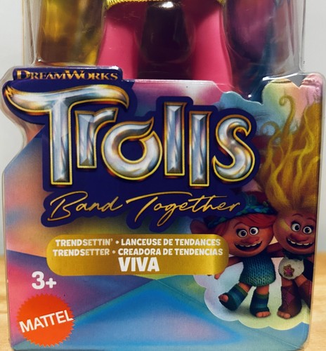 Viva 20cm Trolls Band Together Trendsettin’ Fashion Doll. Mattel, New & Sealed - Picture 4 of 14