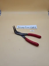 Snap-on Tools  RED 7" Soft Grip 90° Angle Jaw Needle Nose Pliers  497ACF  USA 