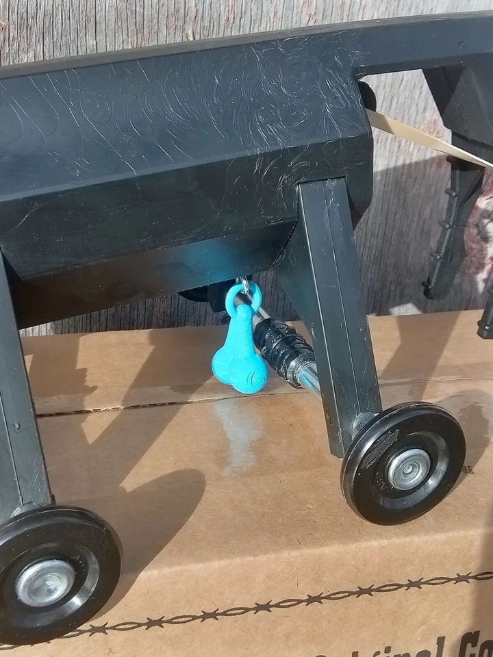 BAWLER ROLLING BULL ROPER Juguete Vaquero Original con Ruedas ROLL-A-ROPER, ¡con Ostras! Foto 2 de 4