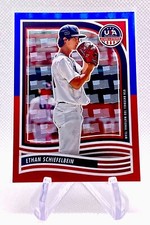 2024 Panini USA Stars & Stripes Ethan Schiefelbein America Parallel 13/13 #46