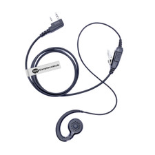 Intek 2 Pin Radio Forma C Girevole In Linea PTT Microfono Auricolare MT3030 MT4040 MT5050