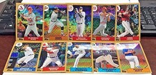 2017 Topps Series 2 Chrome 1987 Refractor Lot (10) w/Mookie Betts, Johnny Bench
