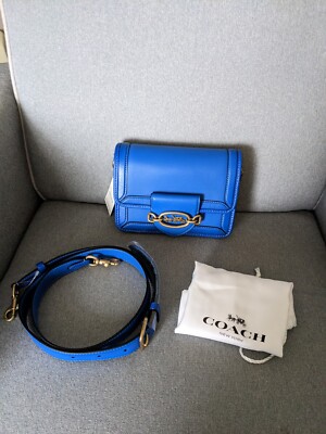 Coach 1941 Line Hero Crossbody Blue Fin Glovetanned Lthr NWT Free Ship