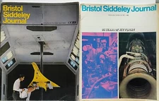 Lot of 2 Bristol Siddeley Journal 1965-66 Vintage Blue Max Concorde Magazine