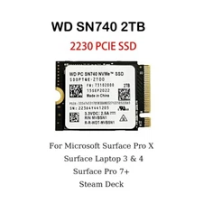 WD SN740 2TB M.2 2230 SSD NVMe PCIe4x4 For Steam Deck ASUS ROG Flow X Laptop