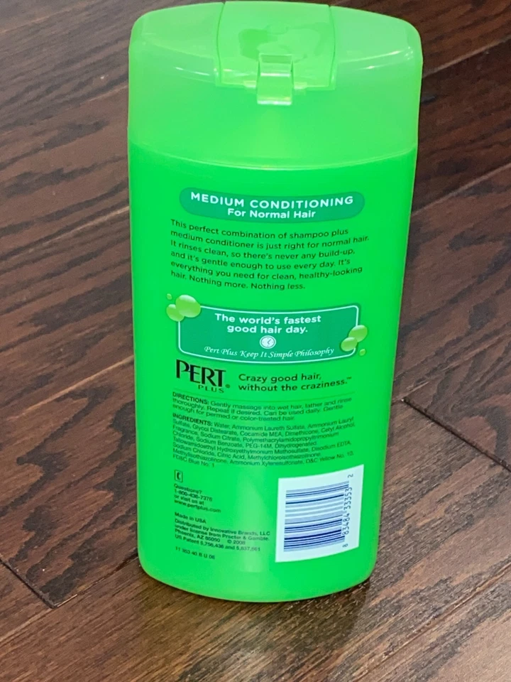 Pert Plus Medium Conditioning 2in1 Shampoo Plus Conditioner For Normal Hair - Image 2 of 2