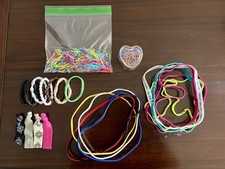 Lot of Hair Accessories   Headbands, Colorful Hair Ties, Elastic Bands