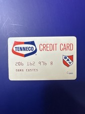 Derby Coastal Oil Gas Station Credit Card 1993