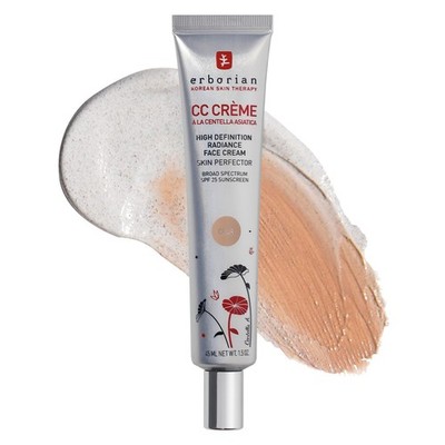 Erborian Color Correcting CC Cream with Centella Asiatica, Fair Clair  Light ...