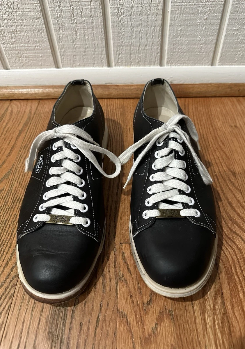 Vintage Linds Bowling Shoes Mens size 7.5D Made in USA Left Hand Taupe Linds Medium Width (D, M) Bowling Shoes for Men for sale | eBay main image 3
