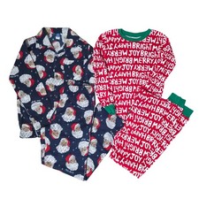 Old Navy Santa Carters Kids Christmas Holiday Pajamas, Set Of 2, size 8/10