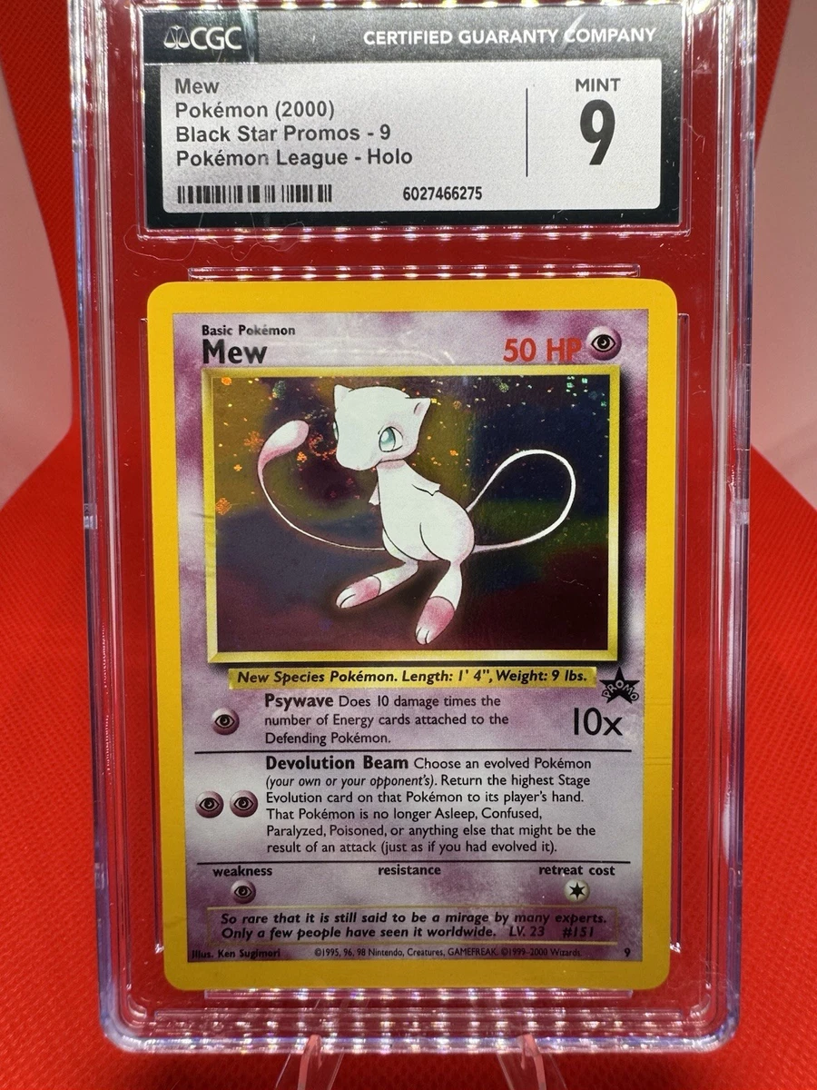 Pokémon TCG Grade 9 Mew Individual Collectible Card Game Cards for