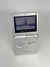 Nintendo Game Boy Advance SP AGS-001 Silver C...