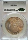 1879-S   CAC MS-64   Brilliant White   Morgan Silver Dollar.   #346.
