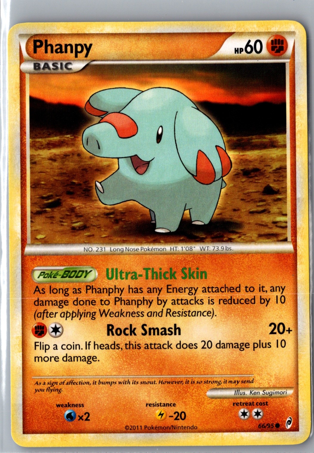 Phanpy Common Call of Legends 66/95 LP