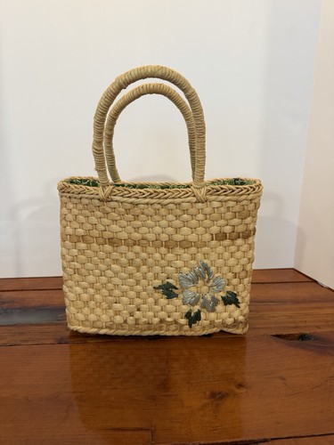 Faded Glory Corn Husk Handbag
