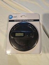 Brand New ONN Portable CD Player w/ FM Radio and Stereo Earbuds ONB15AV201