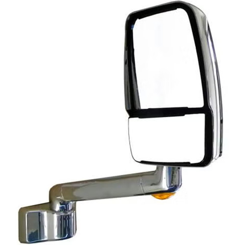 715830 Velvac RV Chrome Passenger 17" Chrome Lighted Arm, 11" Radius Base