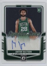 2024-25 Panini Donruss Optic Signature Series Anton Watson #SS-WAT Auto 3g6