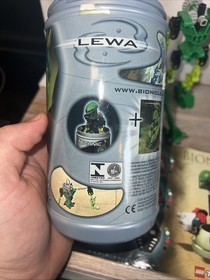 LEGO Technic Bionicle 8535 Toa Mata Lewa 2001 with Great Manual and Canister