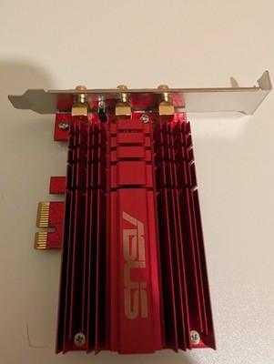ASUS DUALBAND PCE-AC68 WLAN-Karte 802.11ac 5 GHz WiFi PCIe 1x #GK10604