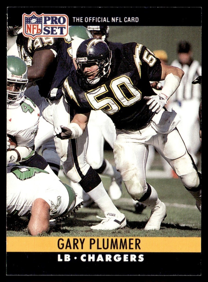 1990 Pro Set Gary Plummer San Diego Chargers #280