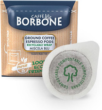 Caffè Borbone Compostable Pod, Blue Coffee Blend - 50 Pads - Compatible with ESE 0.30 per lighter