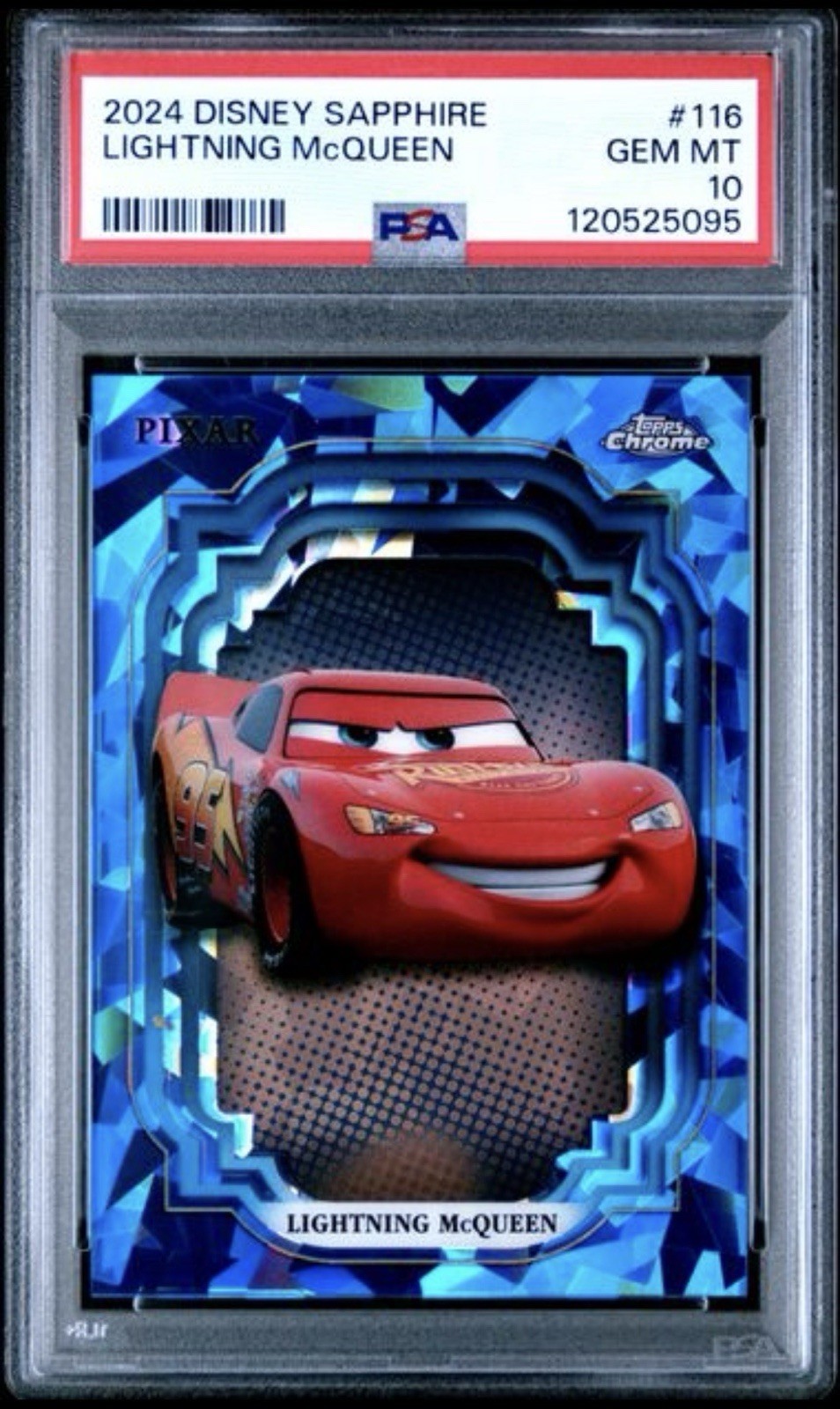 2024 Topps Topps Chrome Sapphire #116 McQueen Cars front