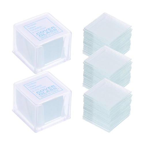 500 Pcs Microscope Slide Child Pre-cleaned Slides Cover Slips for Accessory