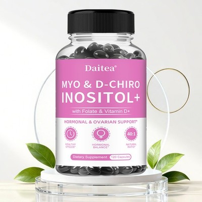 Myo D Chiro Inositol For Hormonal & Ovarian Support 30/60/120 Capsules 