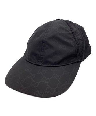Gucci Mütze Cap Baseball Cap GG Mesh Schwarz Größe S Unisex Authentic