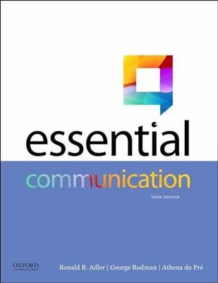 Essential Communication - Paperback, by Adler Ronald B.; Rodman - Acceptable w